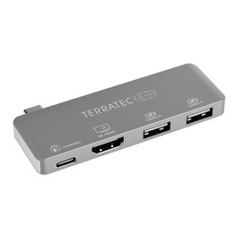 Terratec Connect C4 Adaptador USB-C a HDMI/USB 3.0/USB-C