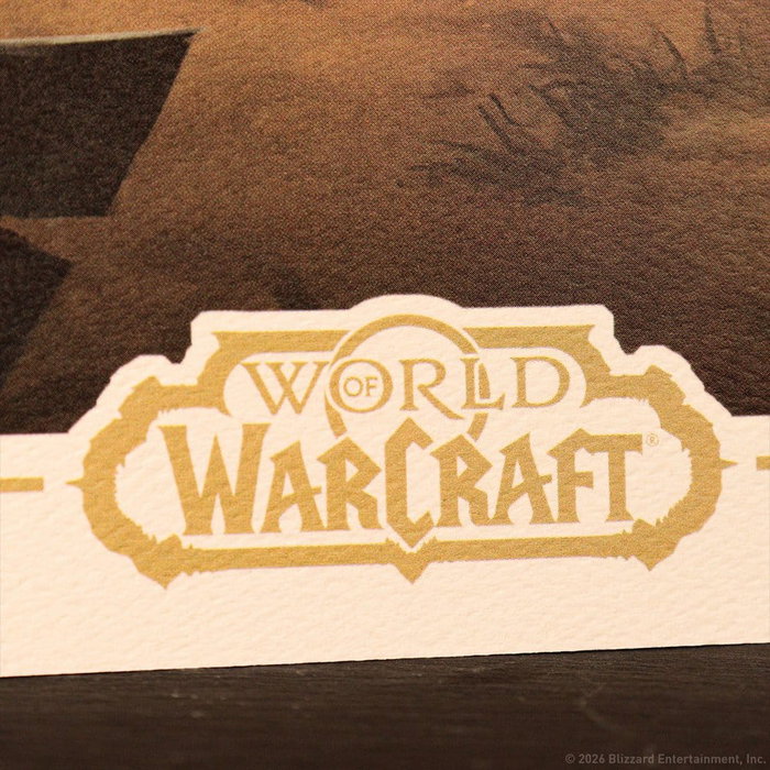 FaNaTtik World of Warcraft Litografía Sylvanas vs Anduin Wrynn Edición Limitada 42 x 30 cm