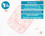 KioKids Babero Impermeable Rosa para Bebé +4 Meses con Bolsillo Recogemigas