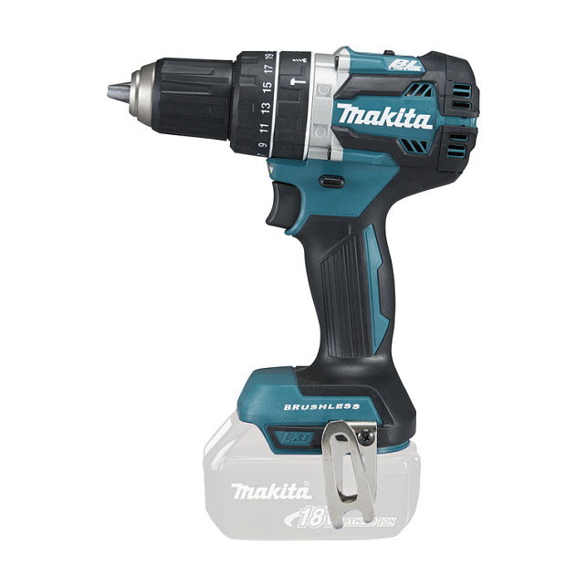 Makita DHP484Z Taladro Percutor Atornillador a Batería 18V, Pistola, Sin Llave, Capacidad Perforación en Madera 3.6 cm, Hormigón 1.3 cm, Acero 1.3 cm, 2 Velocidades, 54 Nm Makita DHP484Z Taladro Percutor Atornillador a Batería 18V, Pistola, Sin Llave, Capacidad Perforación en Madera 3.6 cm, Hormigón 1.3 cm, Acero 1.3 cm, 2 Velocidades, 54 Nm