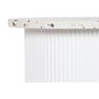DKD Home Decor Mesita Auxiliar Moderna Blanca 40 x 40 x 37.5 cm Terrazo y Madera DM