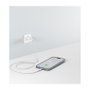 Goobay Cable USB-C a USB-C 2m USB 2.0 Blanco con Revestimiento Textil Tasa Transferencia 0.48 Gbit/s Macho a Macho