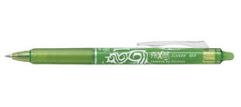 PILOT Bolígrafo Borrable Frixion Clicker 0,7 mm Verde Lima (Set de 12)