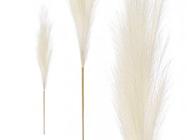 Giftdecor Rama Decorativa 110 cm Blanco Plástico Poliéster Metal (Set de 24)