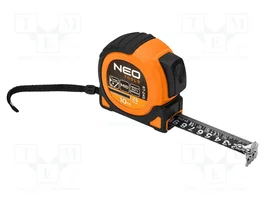 NEO TOOLS Flexómetro Super Black Doble Cara 10m x 25mm