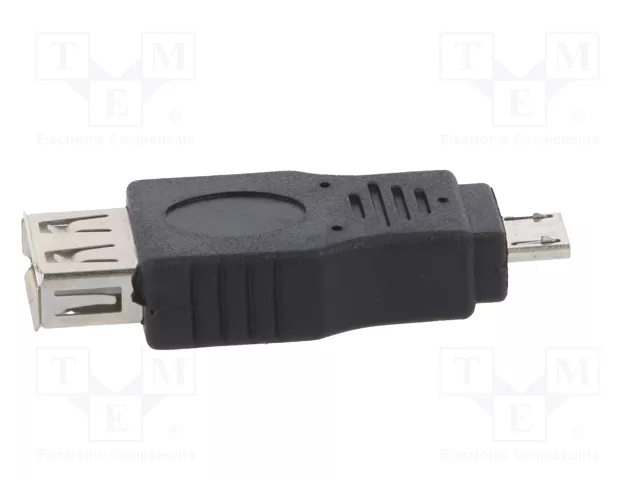 AKYGA Adaptador OTG USB 2.0 Negro