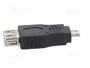 AKYGA Adaptador OTG USB 2.0 Negro