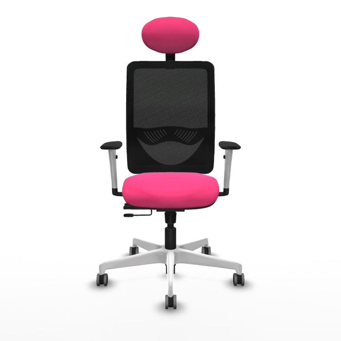 PIQUERAS Y CRESPO Silla de oficina Zulema Rosa con mecanismo Sincro/Traslack PIQUERAS Y CRESPO Silla de oficina Zulema Rosa con mecanismo Sincro/Traslack