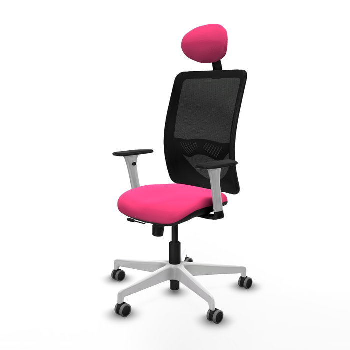 PIQUERAS Y CRESPO Silla de oficina Zulema Rosa con mecanismo Sincro/Traslack PIQUERAS Y CRESPO Silla de oficina Zulema Rosa con mecanismo Sincro/Traslack