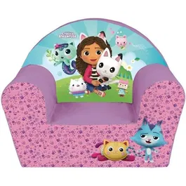 Fun House Sillón Club GABBY Y LA CASA MÁGICA FUN3700057136017 L.52 x P.33 x H.42 cm Origen Francia