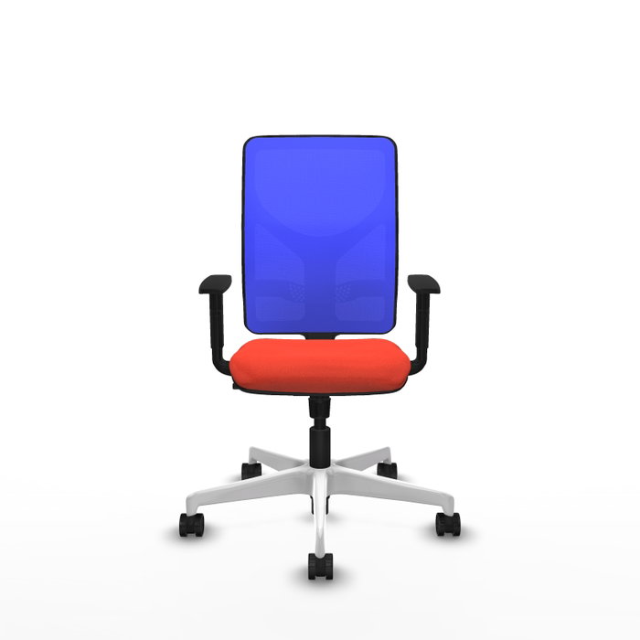 PIQUERAS Y CRESPO Silla de oficina Motilla con mecanismo Sincro, Azul y Naranja oscuro PIQUERAS Y CRESPO Silla de oficina Motilla con mecanismo Sincro, Azul y Naranja oscuro