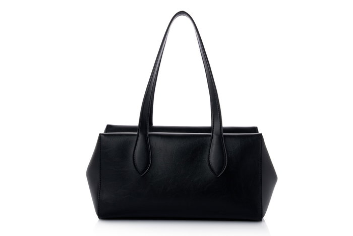 Vince Camuto Liguria Bolsa de Hombro Negro Cuero de Polivinilo 31x17x19 cm Vince Camuto Liguria Bolsa de Hombro Negro Cuero de Polivinilo 31x17x19 cm
