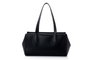Vince Camuto Liguria Bolsa de Hombro Negro Cuero de Polivinilo 31x17x19 cm