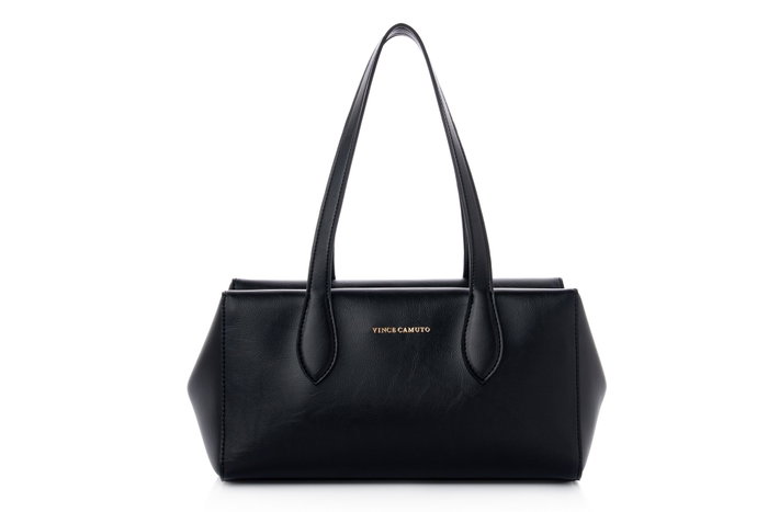 Vince Camuto Liguria Bolsa de Hombro Negro Cuero de Polivinilo 31x17x19 cm Vince Camuto Liguria Bolsa de Hombro Negro Cuero de Polivinilo 31x17x19 cm