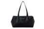 Vince Camuto Liguria Bolsa de Hombro Negro Cuero de Polivinilo 31x17x19 cm