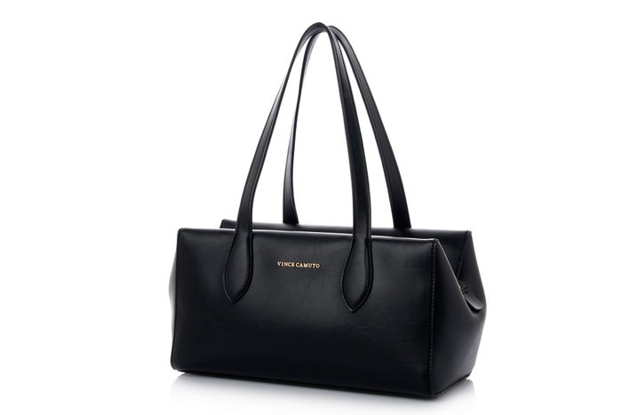 Vince Camuto Liguria Bolsa de Hombro Negro Cuero de Polivinilo 31x17x19 cm Vince Camuto Liguria Bolsa de Hombro Negro Cuero de Polivinilo 31x17x19 cm