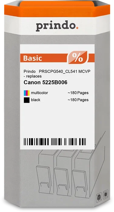 Prindo Multipack Negro y Varios Colores PRSCPG540_CL541 MCVP Basic