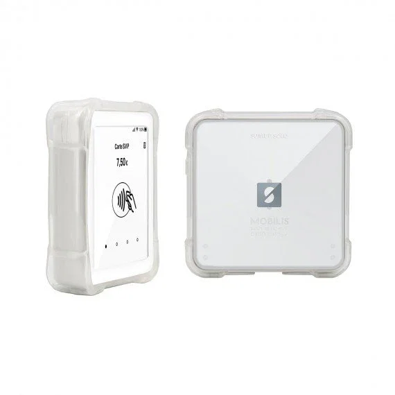 Mobilis 058018 Funda Protectora POS Transparente para Terminal SumUp Solo - Accesorio para Terminal de Punto de Venta