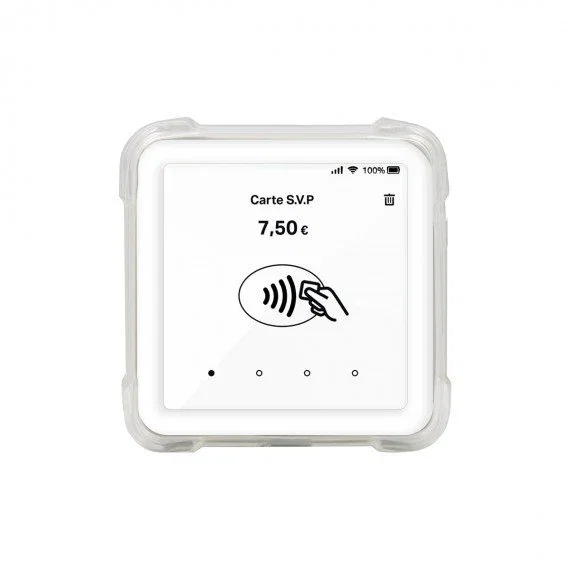 Mobilis 058018 Funda Protectora POS Transparente para Terminal SumUp Solo - Accesorio para Terminal de Punto de Venta