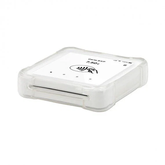 Mobilis 058018 Funda Protectora POS Transparente para Terminal SumUp Solo - Accesorio para Terminal de Punto de Venta