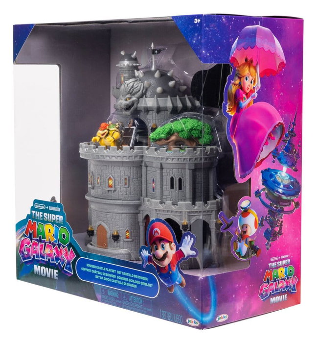 Jakks Pacific Super Mario Galaxy: Playset Deluxe Castillo de Bowser con Minifigura Jakks Pacific Super Mario Galaxy: Playset Deluxe Castillo de Bowser con Minifigura