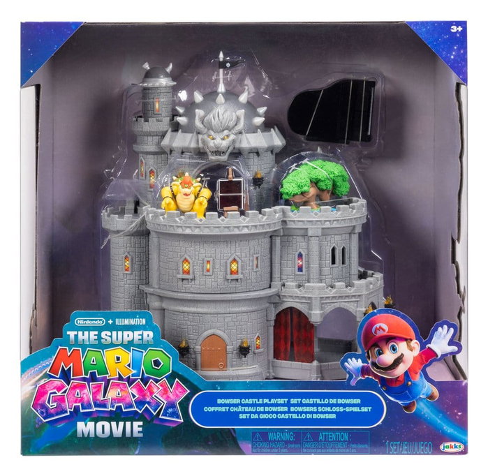 Jakks Pacific Super Mario Galaxy: Playset Deluxe Castillo de Bowser con Minifigura Jakks Pacific Super Mario Galaxy: Playset Deluxe Castillo de Bowser con Minifigura