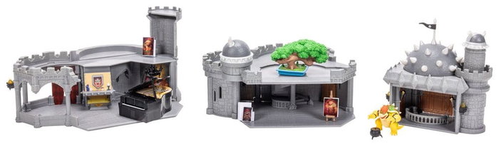 Jakks Pacific Super Mario Galaxy: Playset Deluxe Castillo de Bowser con Minifigura Jakks Pacific Super Mario Galaxy: Playset Deluxe Castillo de Bowser con Minifigura