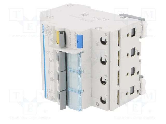Hager ADZ316D Interruptor diferencial trifásico 16 A 0.03 A 230 V