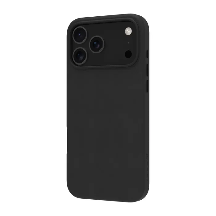 Apple iPhone 17 Pro Max - Funda con MagSafe de cuero grano entero, color negro, resistente a rayones