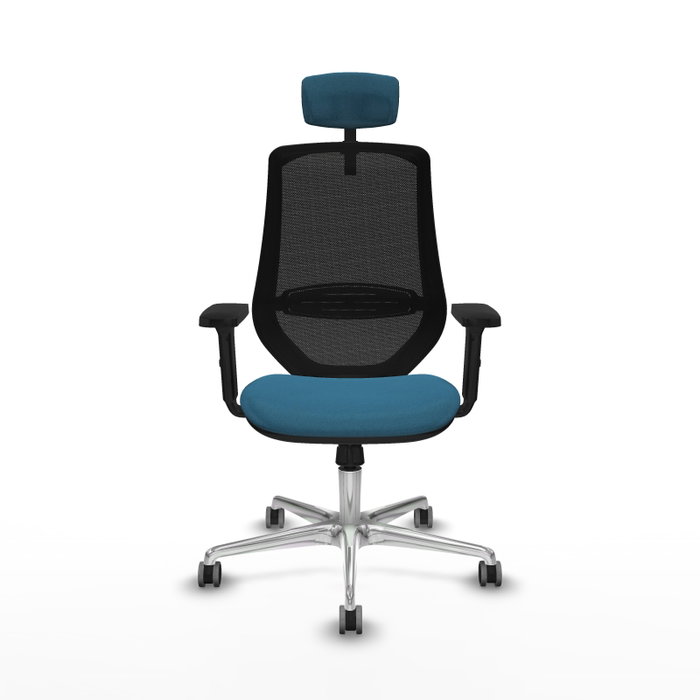 PIQUERAS Y CRESPO Silla de oficina Mardos con mecanismo Sincro, Verde petróleo y Negro PIQUERAS Y CRESPO Silla de oficina Mardos con mecanismo Sincro, Verde petróleo y Negro