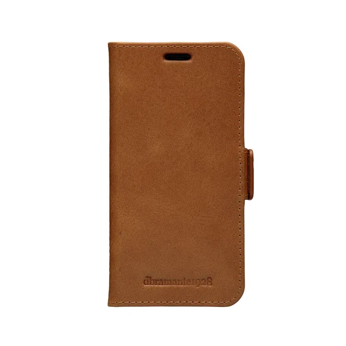 dbramante1928 Copenhagen Slim Funda cartera de cuero para Apple iPhone 12 mini (5.4") - Bronceado