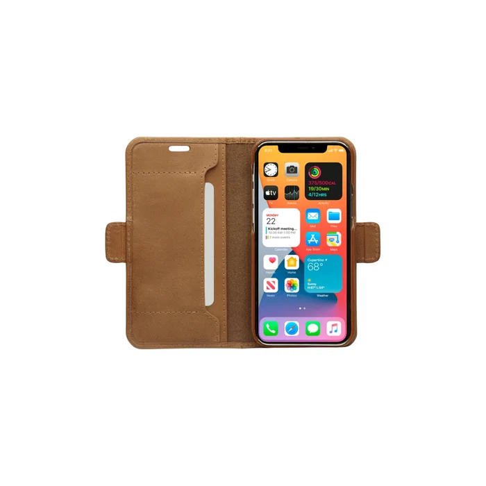 dbramante1928 Copenhagen Slim Funda cartera de cuero para Apple iPhone 12 mini (5.4") - Bronceado