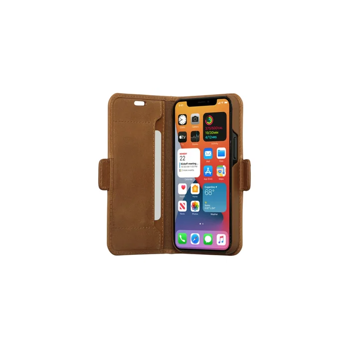 dbramante1928 Copenhagen Slim Funda cartera de cuero para Apple iPhone 12 mini (5.4") - Bronceado