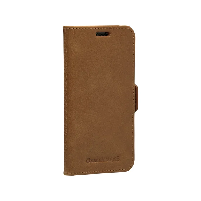 dbramante1928 Copenhagen Slim Funda cartera de cuero para Apple iPhone 12 mini (5.4") - Bronceado