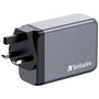 Verbatim GNC-240 Cargador GaN de 240 W con 3x USB-C y 1x USB-A