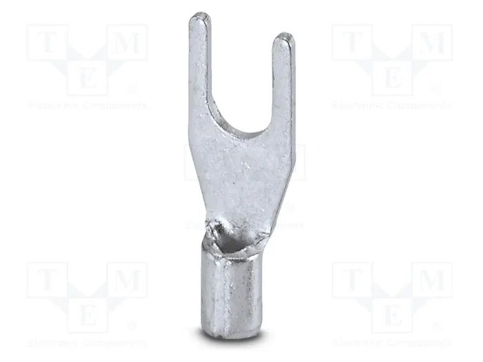 PHOENIX CONTACT Terminal horquilla M3,5 1,5mm2 de plata PHOENIX CONTACT Terminal horquilla M3,5 1,5mm2 de plata