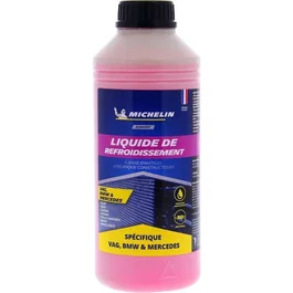 Michelin AAA LY87441 Refrigerante Rosa Cumple Estándares VAG BMW MERCEDES 1L