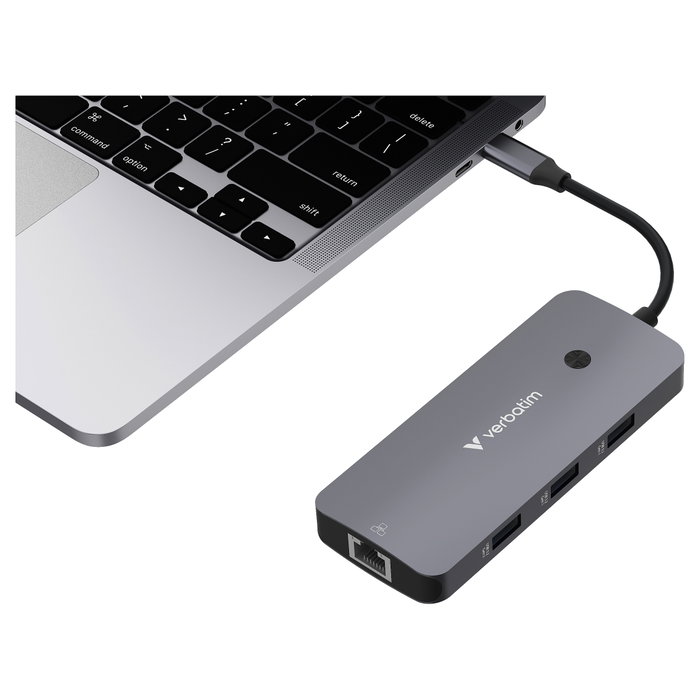 Verbatim USB-C Pro Multiport Hub CMH-09 Plata