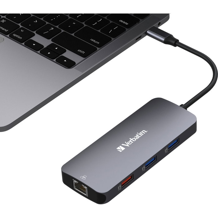 Verbatim USB-C Pro Multiport Hub CMH-09 Plata