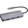 Verbatim USB-C Pro Multiport Hub CMH-09 Plata