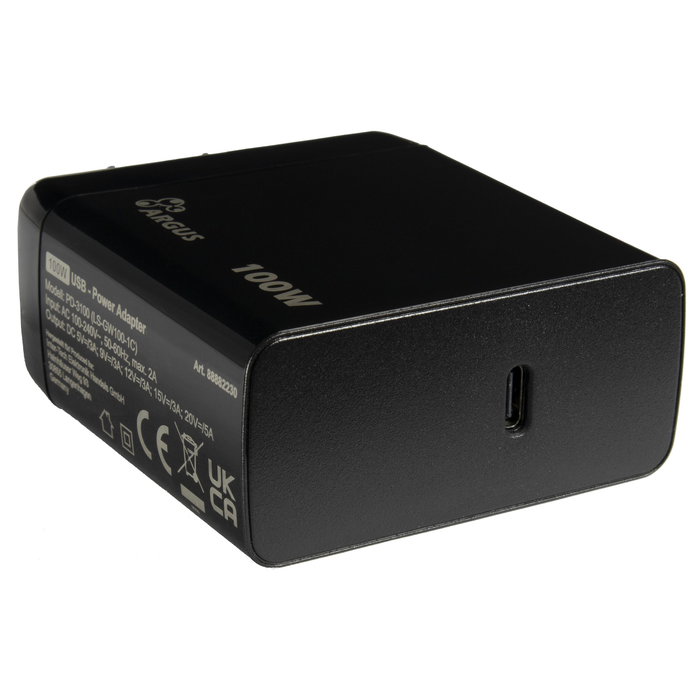 Inter-Tech Cargador USB-C 100W Black PD-3100