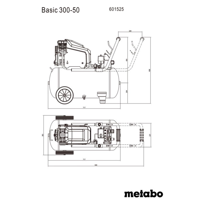 Metabo Basic 300-50 Kompressor