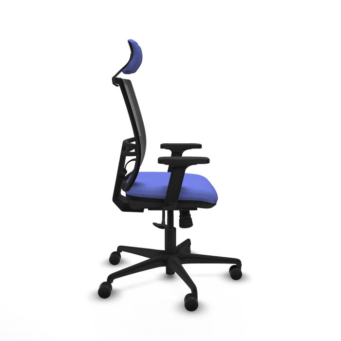 PIQUERAS Y CRESPO Silla de oficina Yunquera Azul claro con mecanismo Sincro