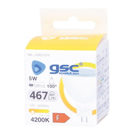 Bombilla LED dicroica 5W MR16 4200K 12V