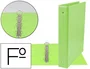 Liderpapel Carpeta de 4 Anillas 40 mm Verde Pistacho
