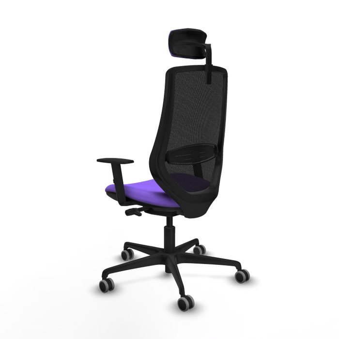 PIQUERAS Y CRESPO Silla de oficina Mardos con mecanismo Sincro/Traslack, Lila y Negro PIQUERAS Y CRESPO Silla de oficina Mardos con mecanismo Sincro/Traslack, Lila y Negro