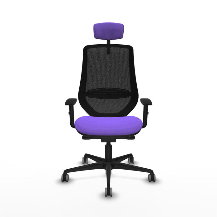 PIQUERAS Y CRESPO Silla de oficina Mardos con mecanismo Sincro/Traslack, Lila y Negro PIQUERAS Y CRESPO Silla de oficina Mardos con mecanismo Sincro/Traslack, Lila y Negro