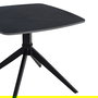 Mesa Centro Negro Piedra Sinterizada 60 X 60 X 50 cm
