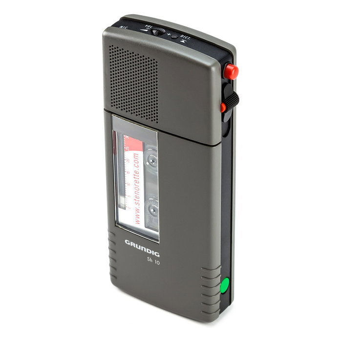 Grundig SH 10 Stenocassette Titanium (GFI2700) Máquina de dictado