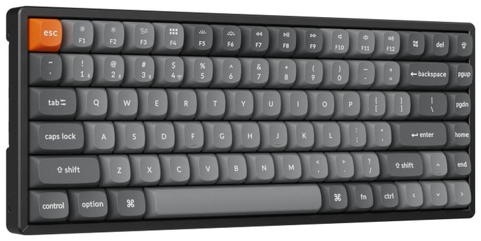 Keychron K2 Max 75% Teclado Mecánico Inalámbrico RGB Switches Rojos Negro Keychron K2 Max 75% Teclado Mecánico Inalámbrico RGB Switches Rojos Negro